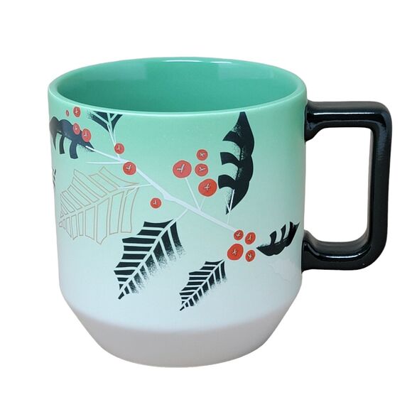 Starbucks Other - Starbucks 2020 Christmas Coffee Mug‎ Green Holly Berries Mistletoe 14oz New